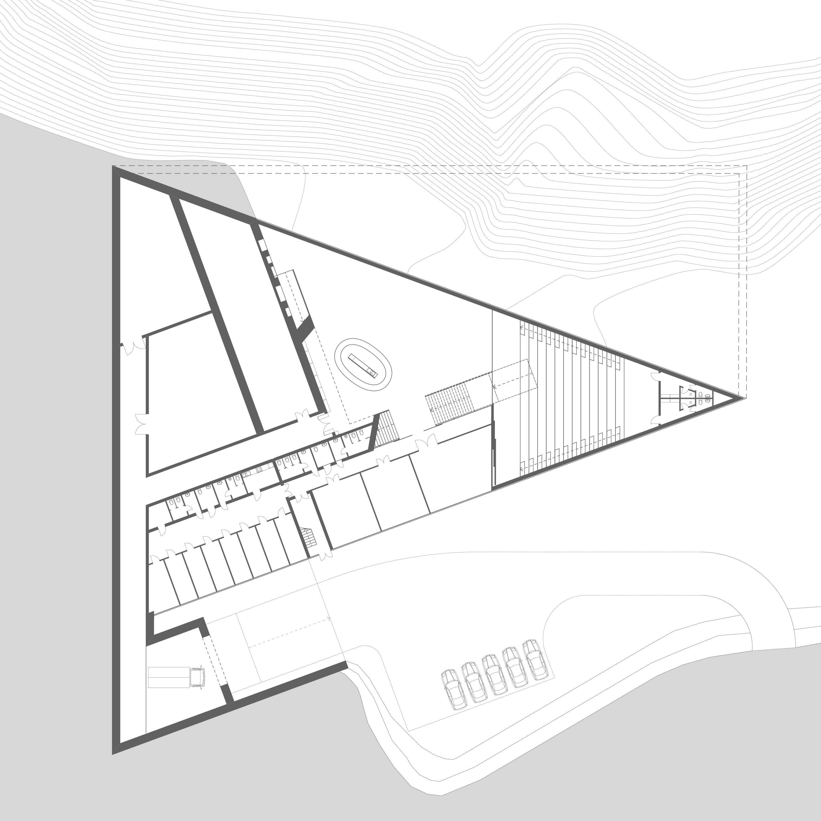 Floor plan for Prism, Bamiyan, Afghanistan.